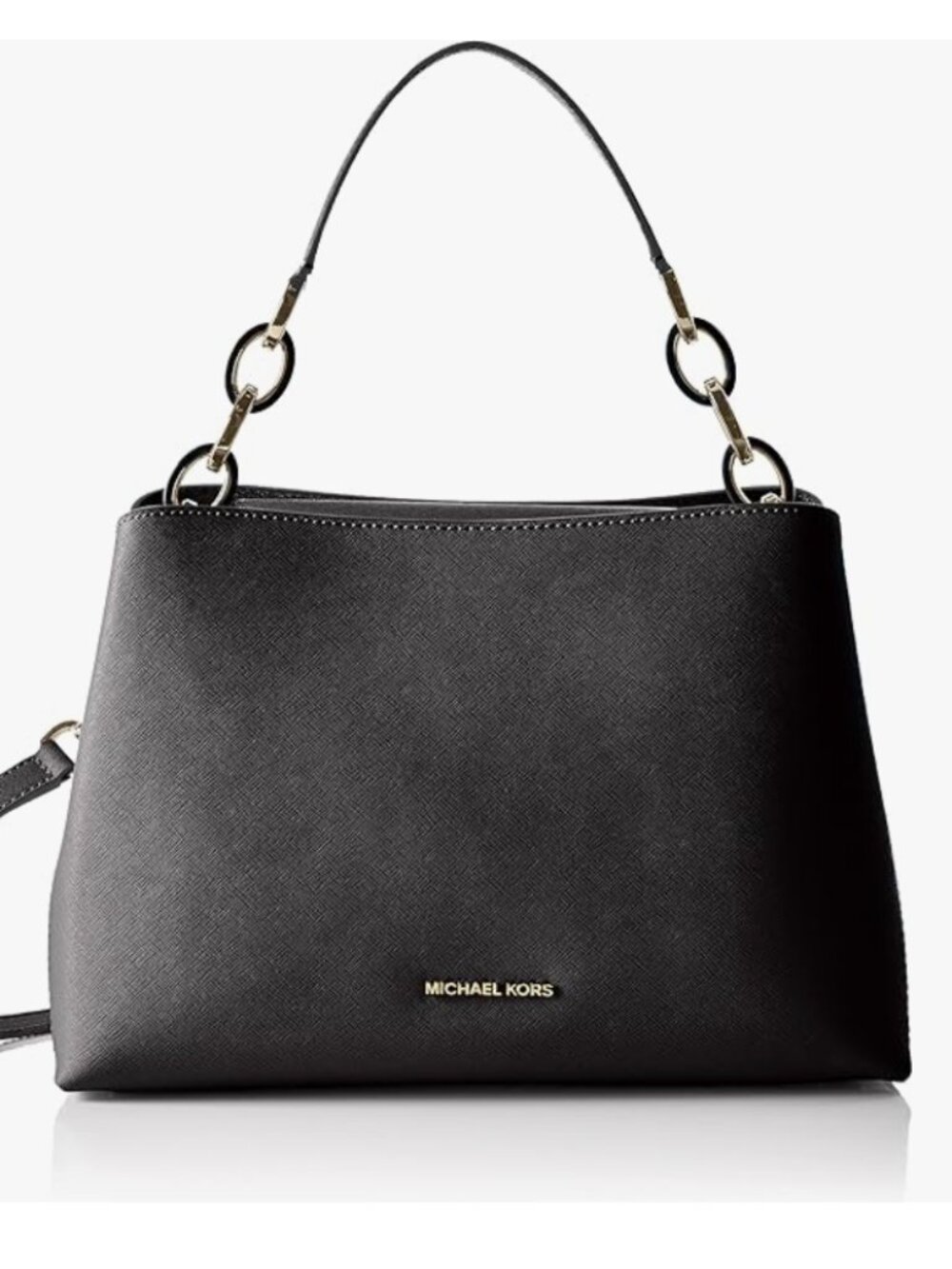 Michael Kors Portia Large East/West Shoulder Black Shoulder Handbags